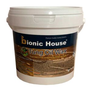 Тунговое масло с карноубским воском Tung Oil Bionic-House 1л Бесцветный