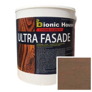 Краска для дерева фасадная, длительного срока службы ULTRA FACADE 0,8л Умбра
