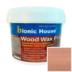 Краска для дерева WOOD WAX PRO безцветная база Bionic-House 0,8л Индиго
