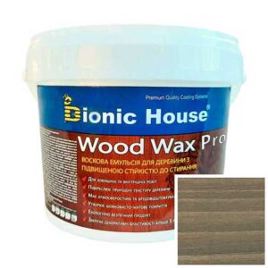Краска для дерева WOOD WAX PRO безцветная база Bionic-House 0,8л Ольха