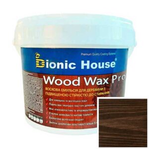 Краска для дерева WOOD WAX PRO безцветная база Bionic-House 0,8л Палисандр
