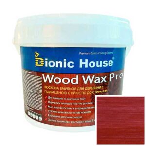 Краска для дерева WOOD WAX PRO безцветная база Bionic-House 0,8л Вишня