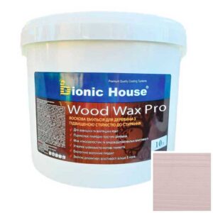 Краска для дерева WOOD WAX PRO Белая База Bionic-House 10л Грей