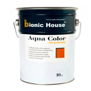 Фарба для дерева Bionic-House Aqua Color UV-protect 10л Бурштин