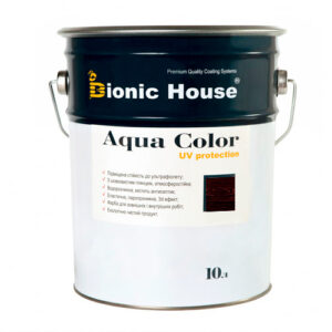 Краска для дерева Bionic-House Aqua Color UV-protect 10л Розовое дерево