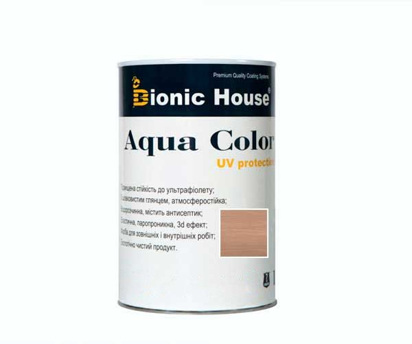 Краска для дерева Bionic-House Aqua Color UV-protect 0,8л Индиго