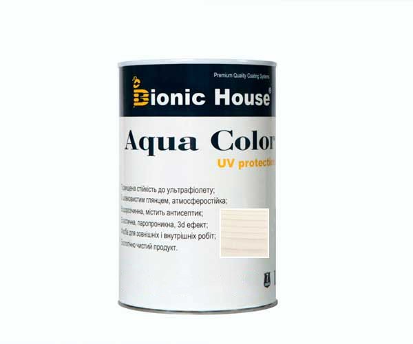 aqua-1l-jasmin Фарба для дерева Bionic-House Aqua Color UV-protect 0,8л Жасмін