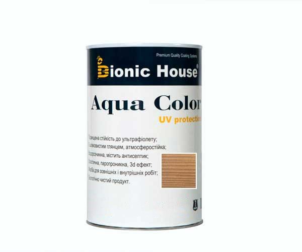 Краска для дерева Bionic-House Aqua Color UV-protect 0,8л Клен