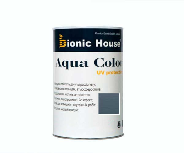 Краска для дерева Bionic-House Aqua Color UV-protect 0,8л Крайола