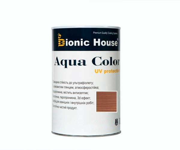 Краска для дерева Bionic-House Aqua Color UV-protect 0,8л Сандал