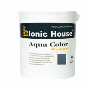 Краска для дерева Bionic-House Aqua Color UV-protect 2,5л Крайола
