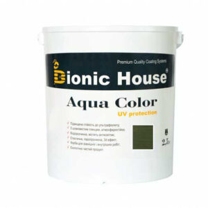 Краска для дерева Bionic-House Aqua Color UV-protect 2,5л Мирта