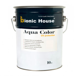 Краска для дерева Bionic-House Aqua Color UV-protect 10л Белый А101