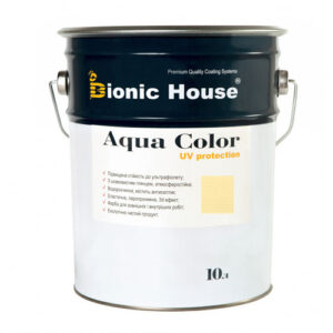 Краска для дерева Bionic-House Aqua Color UV-protect 10л Слоновая кость А102