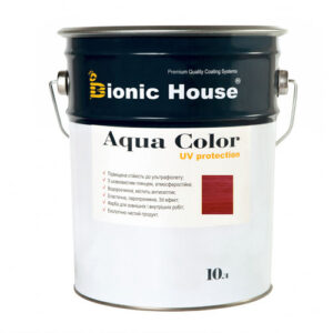 Фарба для дерева Bionic-House Aqua Color UV-protect 10л Вишня А108