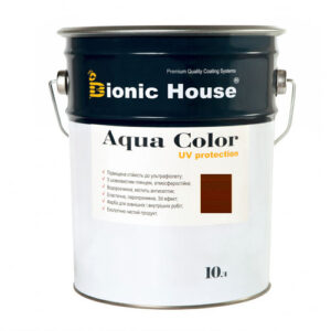 Фарба для дерева Bionic-House Aqua Color UV-protect 10л Шоколад А109