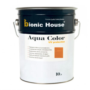 Краска для дерева Bionic-House Aqua Color UV-protect 10л Миндаль А112