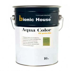 Краска для дерева Bionic-House Aqua Color UV-protect 10л Изумруд А114