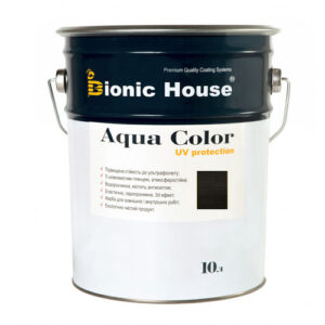 Фарба для дерева Bionic-House Aqua Color UV-protect 10л Чорне дерево А120