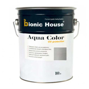 Краска для дерева Bionic-House Aqua Color UV-protect 10л Белый Мрамор