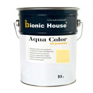 Краска для дерева Bionic-House Aqua Color UV-protect 10л Медовый