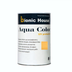 Краска для дерева Bionic-House Aqua Color UV-protect 0,8л Светлый дуб А126