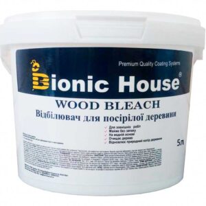 Отбеливатель для дерева без хлора WOOD BLEACH Bionic-House 5л Бесцветный