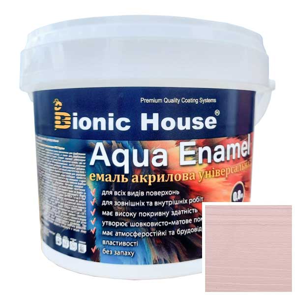 Краска-эмаль для дерева Bionic-House Aqua Enamel 0,8л Грей