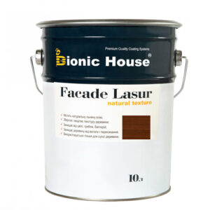 Краска для дерева FACADE LASUR Bionic-House 10л Орех А110