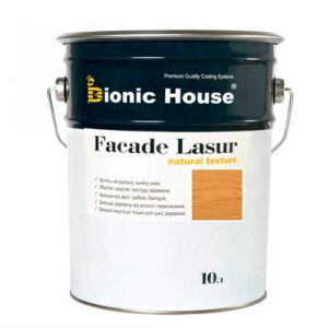 Краска для дерева FACADE LASUR Bionic-House 10л Орегон