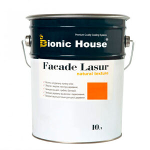 Краска для дерева FACADE LASUR Bionic-House 10л Пиния