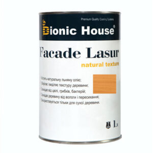 Краска для дерева FACADE LASUR Bionic-House 1л Дуб А105