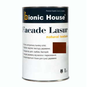 Краска для дерева FACADE LASUR Bionic-House 1л Шоколад А109