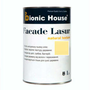 Краска для дерева FACADE LASUR Bionic-House 1л Медовый