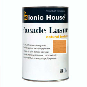 Краска для дерева FACADE LASUR Bionic-House 1л Орегон