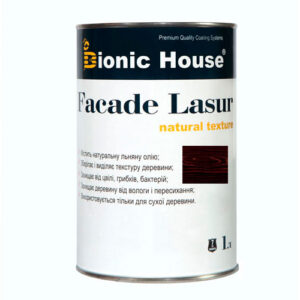 Краска для дерева FACADE LASUR Bionic-House 1л Розовое Дерево