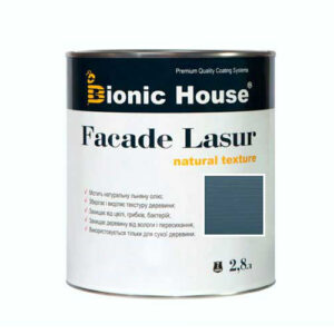 Краска для дерева FACADE LASUR Bionic-House 2,8л Крайола