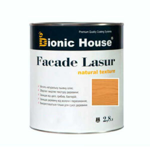 Краска для дерева FACADE LASUR Bionic-House 2,8л Орегон