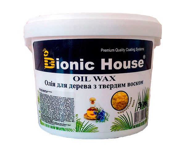 karn-oil-wax-3l Карнаубский Масло-воск для дерева Bionic-House 3л Бесцветный