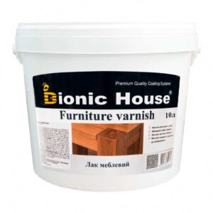 Лак мебельный Joncryl Bionic-House 10л Бесцветный Глянцевый
