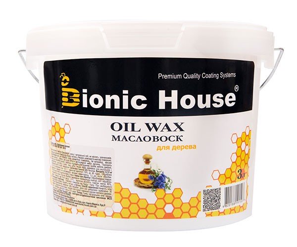 oil-wax-3l Масло-воск для дерева Bionic-House 3л Бесцветный