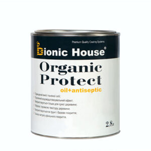 Антисептик для дерева ORGANIC PROTECT OIL Bionic-House 2,8л Бесцветный