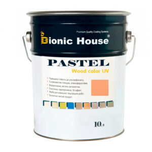 Краска для дерева PASTEL Wood Color Bionic-House 10л Коралл Р206