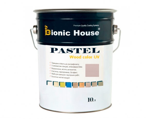Краска для дерева PASTEL Wood Color Bionic-House 10л Лаванда Р209
