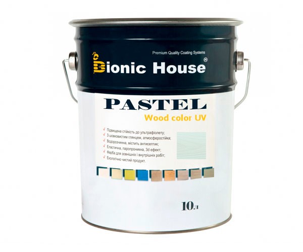 Краска для дерева PASTEL Wood Color Bionic-House 10л Мальдивы Р215