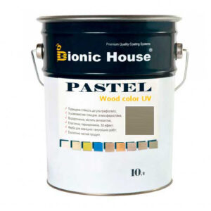 Краска для дерева PASTEL Wood Color Bionic-House 10л Серый Сланец