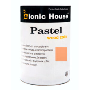 Краска для дерева PASTEL Wood Color Bionic-House 0,8л Коралл Р206
