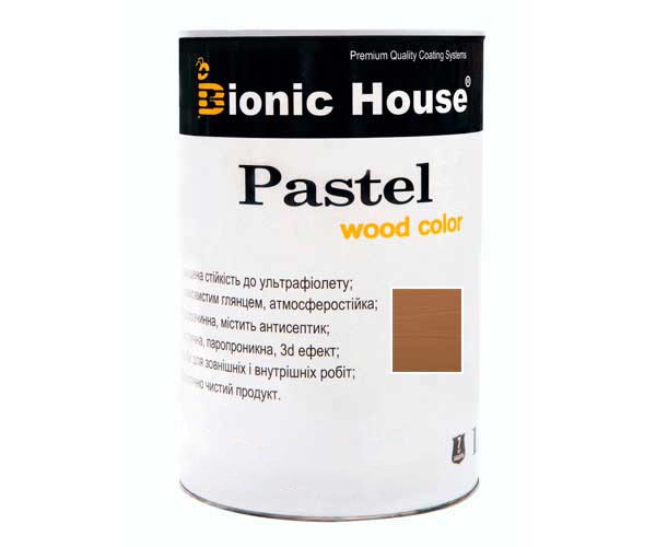 Краска для дерева PASTEL Wood Color Bionic-House 0,8л Мокко