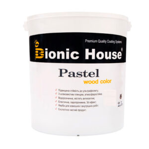 Краска для дерева PASTEL Wood Color Bionic-House 2,5л Арктик Р201