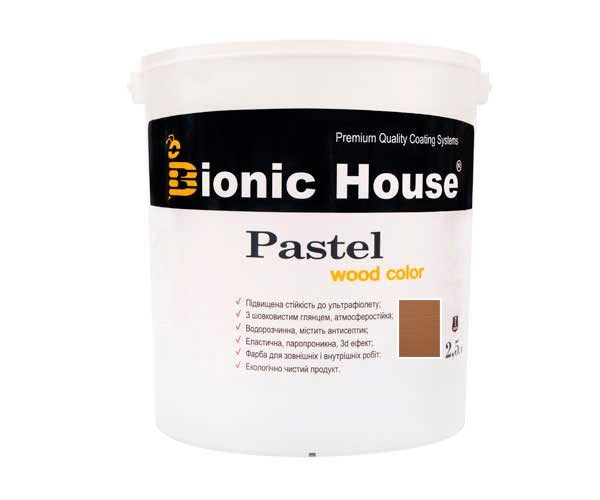 Краска для дерева PASTEL Wood Color Bionic-House 2,5л Мокко